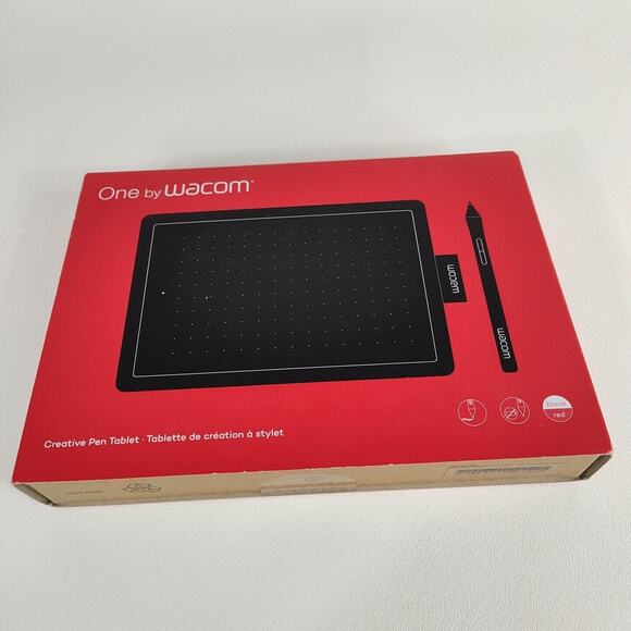 One by Wacom Graphic Drawing Art Tablet for Beginners, Small, New